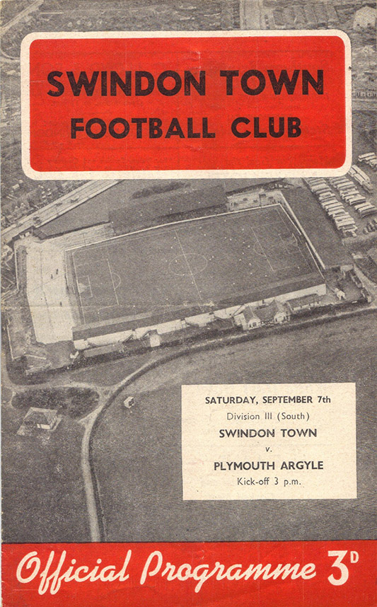 <b>Saturday, September 7, 1957</b><br />vs. Plymouth Argyle (Home)